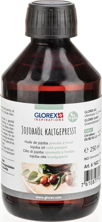 Actual product image Glorex Cosmetic oil Jojoba cold pressed 100 ml (Body oil, 100 ml)