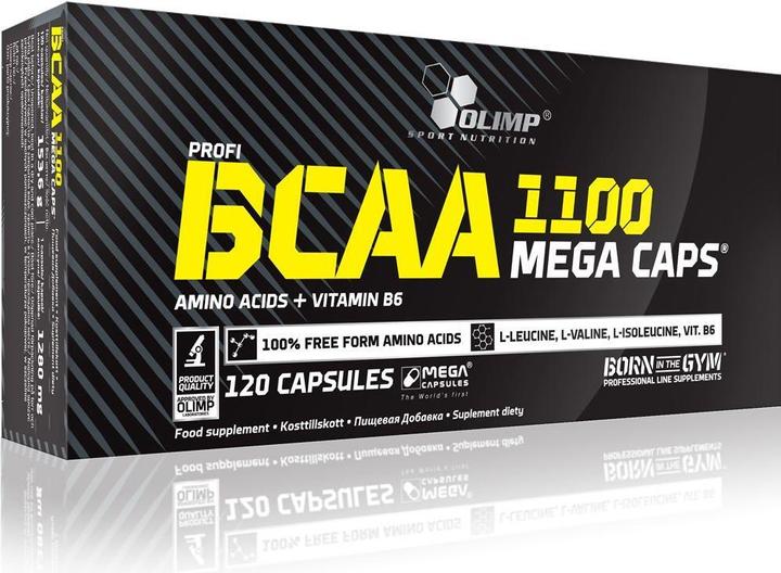 Actual product image Olimp Sport Nutrition Professional BCAA Mega Caps (120 Caps, 132g) (120 Piece, Capsules, 132 g)