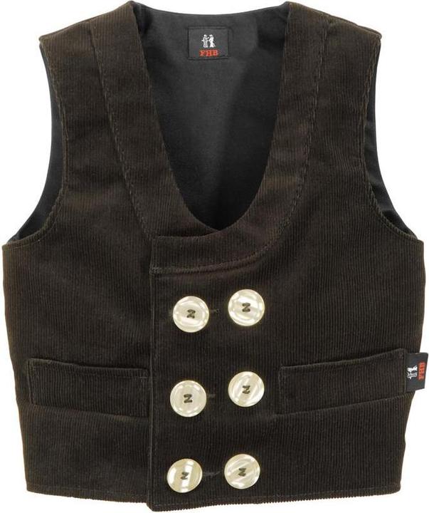 Image du produit FHB DAVID Gilet de corporation pour enfants en velours côtelé (116)