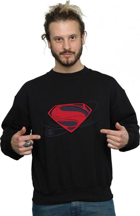 Actual product image Mens Justice League Movie Superman Logo Sweatshirt (L)
