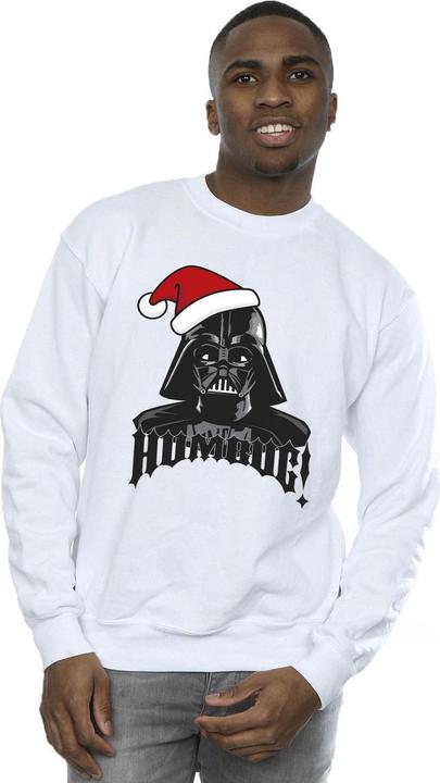 Actual product image Star Wars Mens Episode IV: A New Hope Darth Vader Humbug Sweatshirt (L)