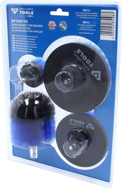Immagine prodotto Brilliant Tools Set di accessori per spazzole