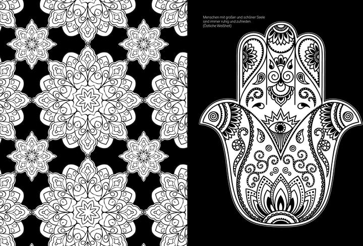 Actual product image Black Edition: Oriental Mandalas - 50 motifs and ornaments from the Arabian Nights a