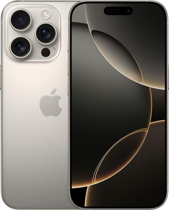 Apple iPhone 16 Pro (1000 GB, Natural Titanium, 6.30", SIM + eSIM, 48 Mpx, 5G)