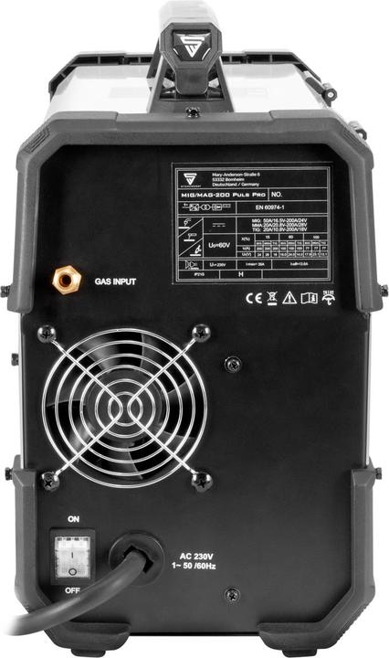 Actual product image Stahlwerk MIG MAG 200 Puls Pro IGBT inert gas combination welder 200 amps
