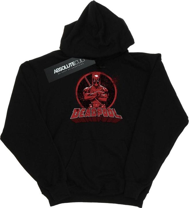 Produktbild Deadpool Crossed Arms Logo Kapuzenpullover (S)