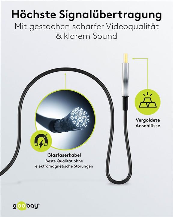 Immagine prodotto Goobay HDMI (Typ A) — HDMI (Typ A) (10 m, HDMI)