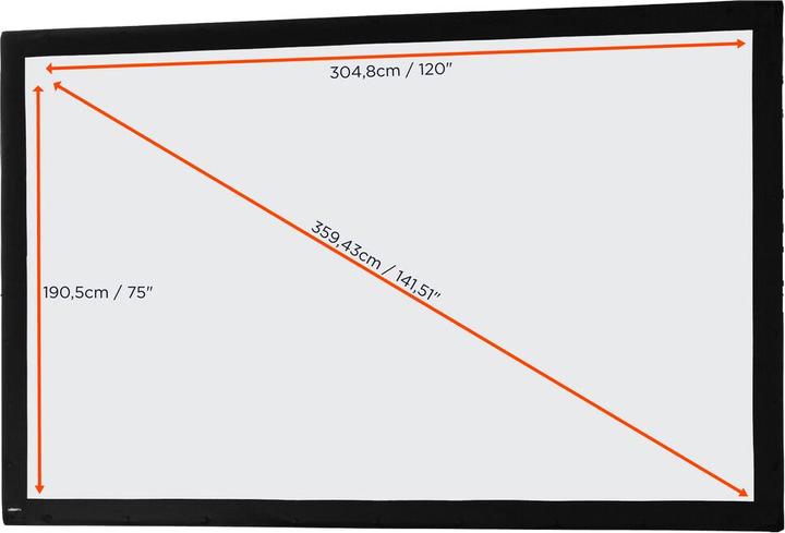 Actual product image Celexon Mobile Expert Business Format - Projection screen - 359 cm (141") (141.34", 16:10)