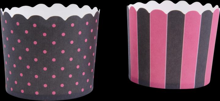 Produktbild Städter Cupcake Förmchen Schwarz & Pink (6.50 cm)