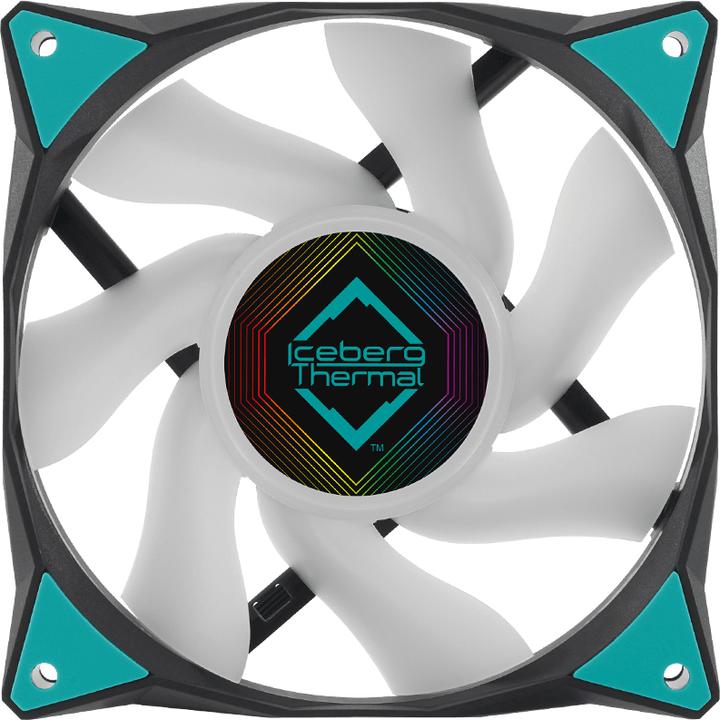 Iceberg Thermal IceGALE ARGB computer case fan 12 cm Black 1 piece(s) (120 mm, 1 x)