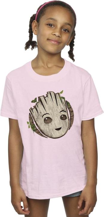 Immagine prodotto I Am Groot Wooden Head Maglietta Ragazze (116)