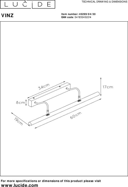 Produktbild Lucide Display & Bilderleuchten (G9)