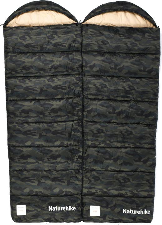Produktbild Naturehike Warmy square with hat warming cotton sleeping bag M300/Grey/left