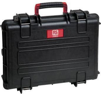 Rs Pro Custodia impermeabile in polipropilene nero, dimensioni esterne 457 x 367 x 118 mm / interne 420 x