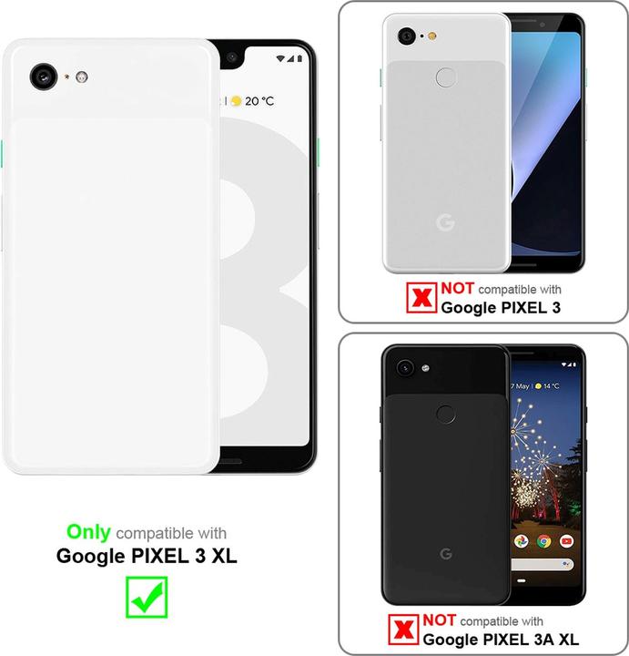 Productafbeelding Cadorabo Boek Onzichtbare Magneetband (Google Pixel 3 XL)