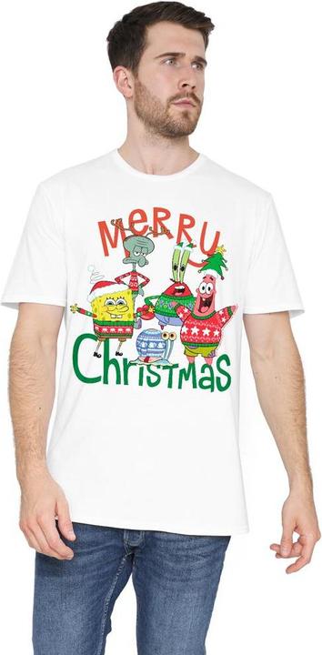 Image du produit Spongebob Squarepants - T-shirt MERRY CHRISTMAS - Homme (S)