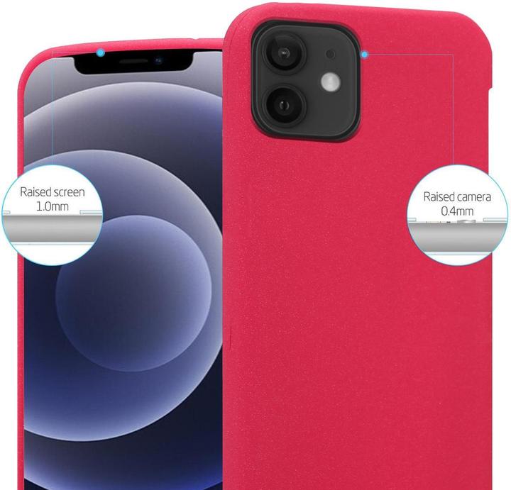 Produktbild Cadorabo TPU Frosted Cover (Apple iPhone 12 mini)