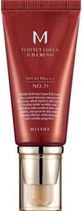Actual product image Missha M Perfect Cover Bb Cream Spf42/Pa+++ Multifunctional Bb Cream 25 Warm Beige 50Ml (25 Warm Beige)