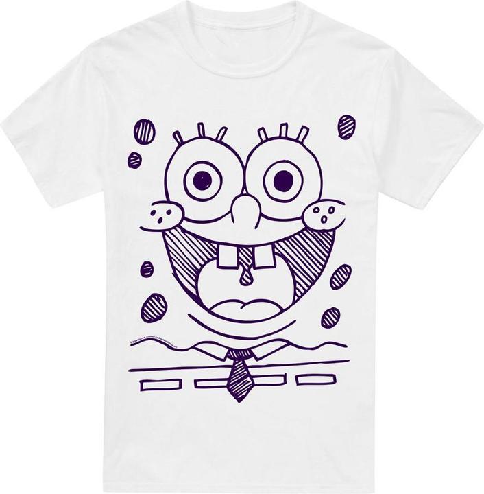 Immagine prodotto Spongebob Squarepants Grin Maglietta Penna in Feltro Uomo (L)