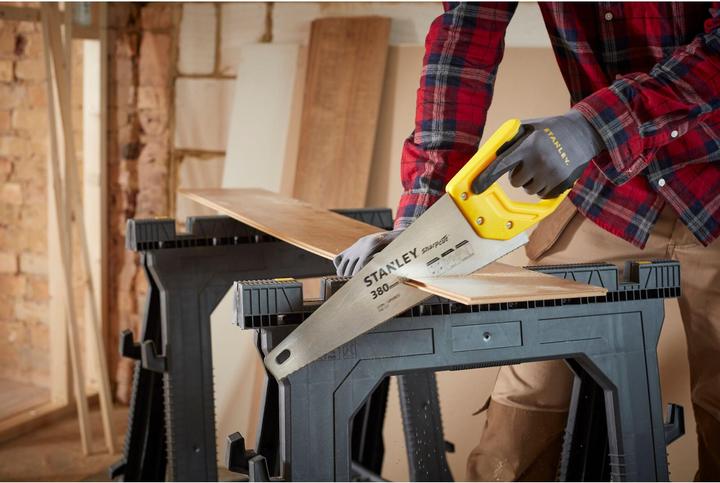 Actual product image Stanley Handsaw Sharpcut (15"/380 mm, foxtail with 11 teeth/inch for fine work, double g