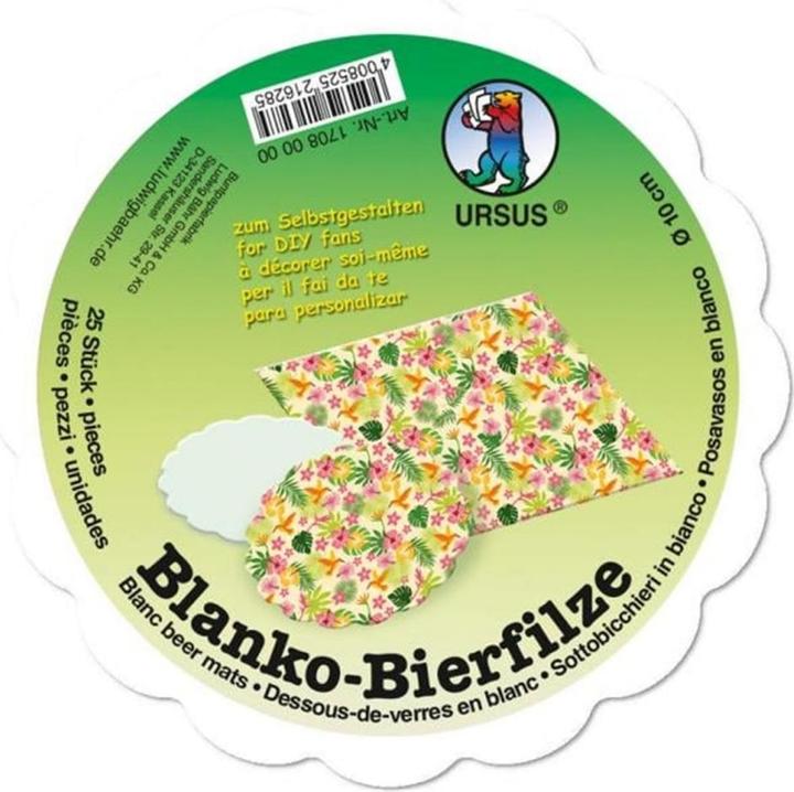 Image du produit Ursus Couvercle à bière en carton bord ondulé
