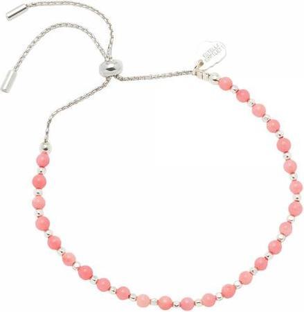Image du produit Estella Bartlett Bracelet « Amelia » Friendship Corail d’Agate (20.80 cm, 925 argenté, Agate corail)