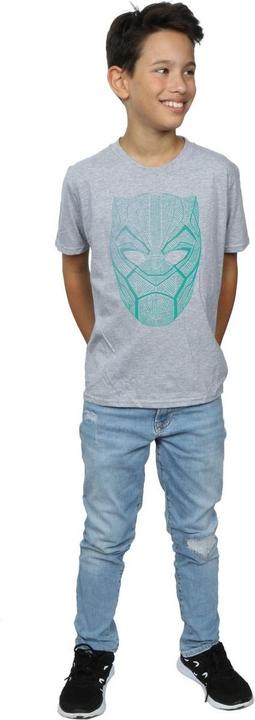 Image du produit Garçons - T-shirt Black Panther Tribal Mask (140, 146)