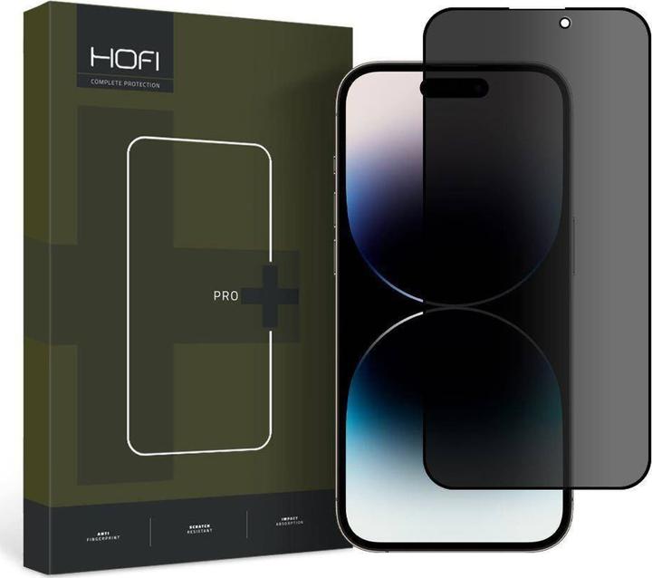 Produktbild Hofi gehärtetes Glas IPHONE 14 PRO MAX Anti Spy Glass Pro+ Privatsphäre (1 Stück, Apple iPhone 14 Pro Max)