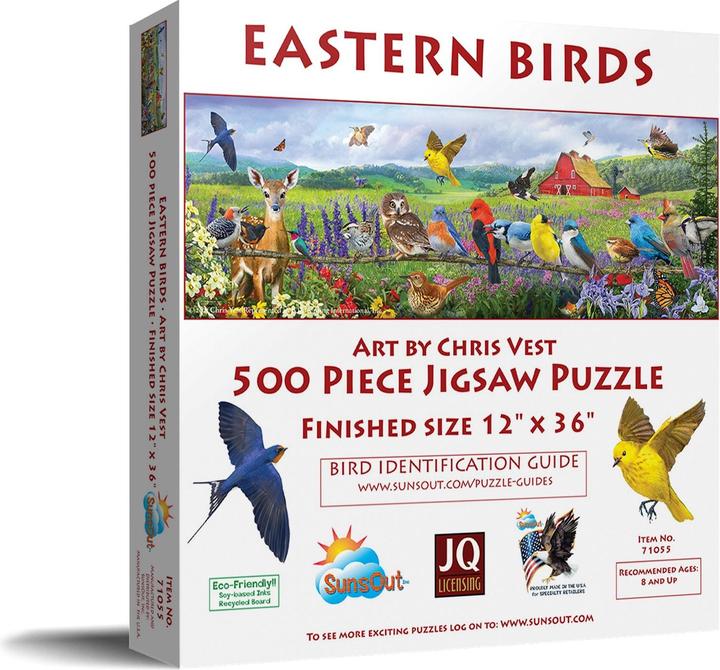 Produktbild Sunsout Puzzle 500 pieces XXL Pieces - Eastern Birds (500 Teile)
