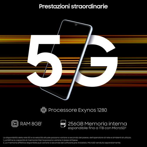 Image du produit Samsung Galaxy A53 5G (256 Go, Bleu génial, 6.50", Double SIM, 64 Mpx, 5G)