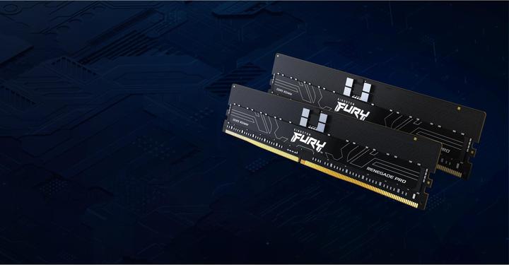 Actual product image Kingston Fury Renegade Pro EXPO 256GB Kit (8 x 32GB), DDR5, 6000MT/s, CL32, Overclockable, ECC, AMD EXPO, RDI (8 x 32GB, 6000 MHz, DDR5 RAM, DIMM)
