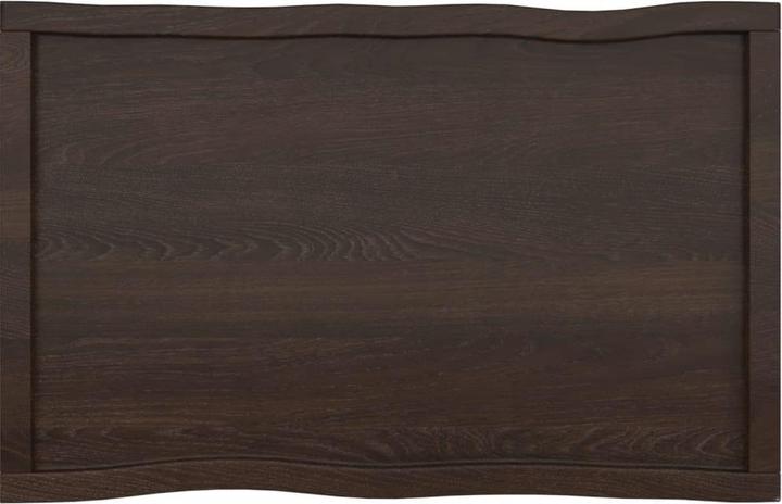 Produktbild VidaXL Tischplatte 100x60x4 cm Massivholz Eiche Behandelt (100 x 60 x 4 cm)
