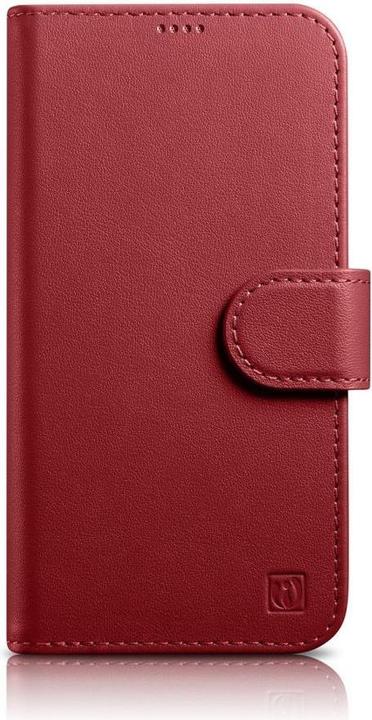 Produktbild iCarer Magazin Wallet Case 2 in1 iPhone 14 Pro Leder Flip Case AntiRFID rot (WMI14220726-RD) (Apple iPhone 14 Pro)