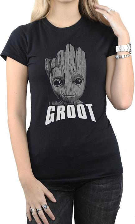 Produktbild Guardians Of The Galaxy Groot Face TShirt (L)