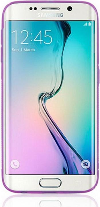 Actual product image König Design Mobile phone case TPU Case for mobile Samsung Galaxy S6 Edge SM G925 Purple / Violet (Samsung Galaxy S6 Edge)