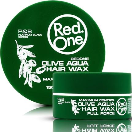 Actual product image RedOne Red One Wax - Hair Wax - Aqua Hair Wax Olive 150 Ml (Hair gel, 150 ml)