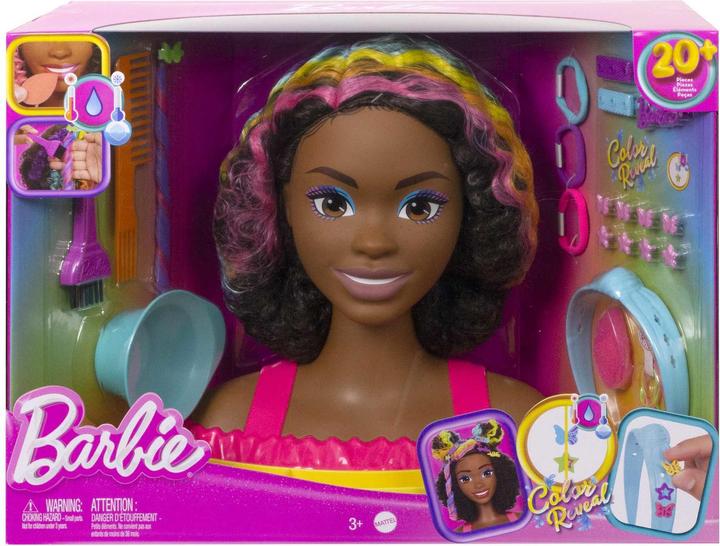 Mattel Barbie Tete Coiffer Brune