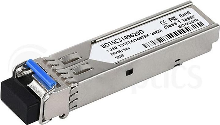 Actual product image BlueOptics Broadcom SFP-BXU34-20KM Compatible SFP BO15C3149620D