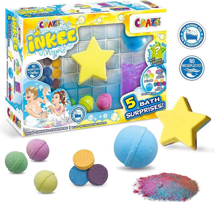 Produktbild Craze Inkee Set mit 5 Badeüberraschungen (Badesalz)