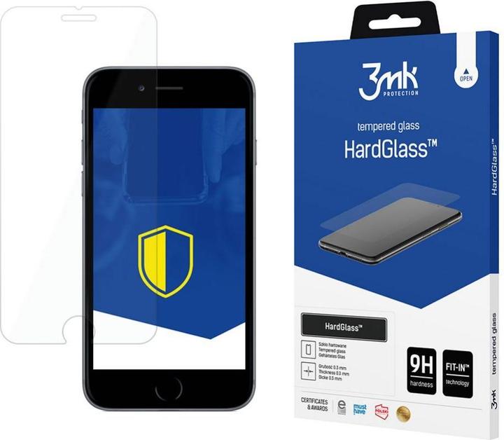 3MK HardGlass for iPhone 7 / 8 (1 Stück, Apple iPhone 8, Apple iPhone 7)