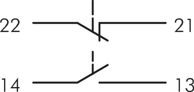 Actual product image Schlegel BZOI Pushbutton contact 1Ö+1S