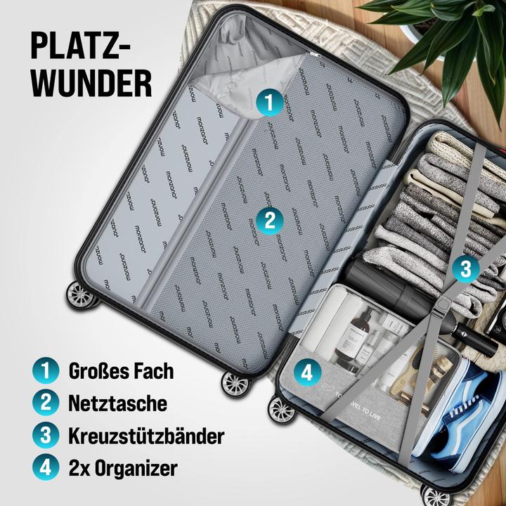 Actual product image Monzana Hard case with accessories set of 3