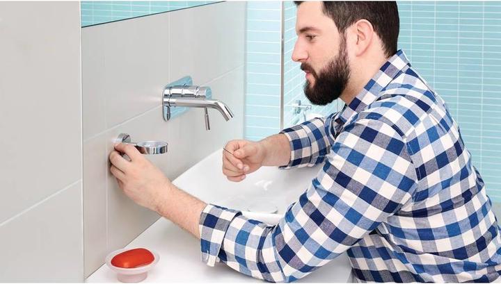 Produktbild tesa SMOOZ Seifenhalter inkl. Klebelösung ohne Bohren