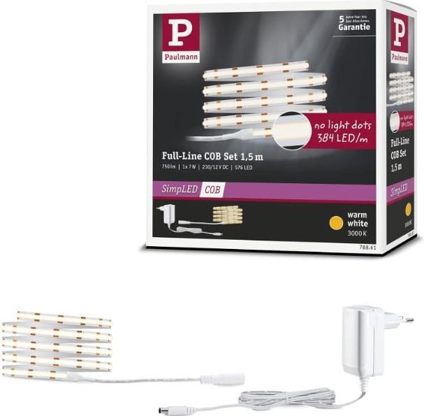 Produktbild Paulmann SimpLED COB Stripe Set (Warmweiss, 150 cm, Indoor)