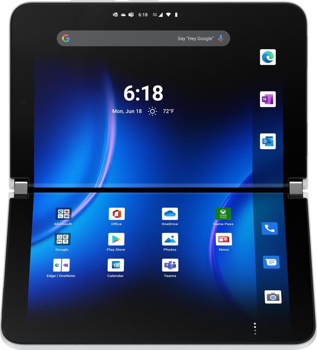 Produktbild Microsoft Surface Duo 2 B2B (256 GB, Glacier, 8.30", SIM + eSIM, 12 Mpx, 5G)