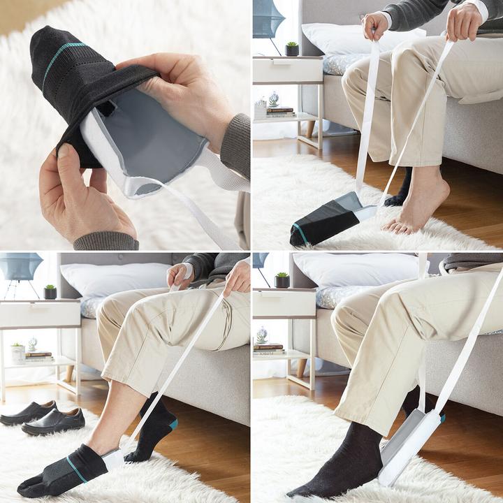 Image du produit InnovaGoods Aide à l'enfilage des chaussettes Slocks (Uptick)
