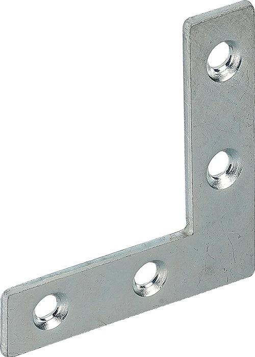Image du produit Vormann Cornière plate longueur 75 x 75 mm largeur 12 mm épaisseur 1,5 mm acier zingué bleu (Angle plat en T, 100 pcs)