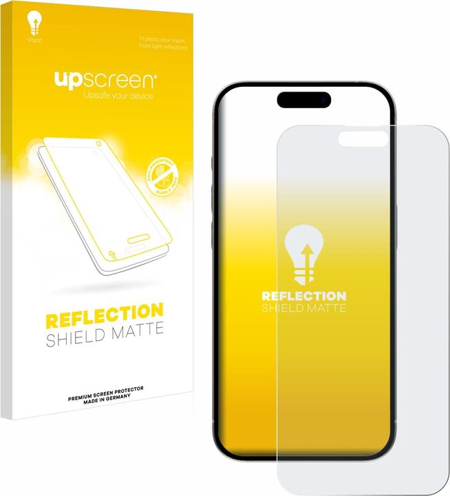 Actual product image upscreen Reflection Shield Protector Matte (1 Piece, Apple iPhone 15 Plus)