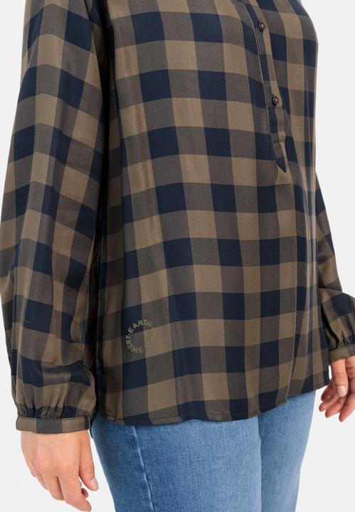 Image du produit Camel Active Chemisier à carreaux Regular Fit en viscose (XXL)