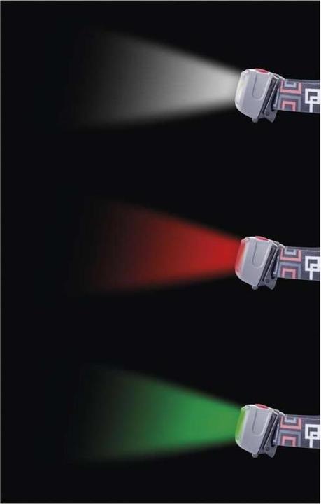 Actual product image Emos CREE LED + COB LED Headlamp 3x AAA, 330 lm, 65 m (330 lm)